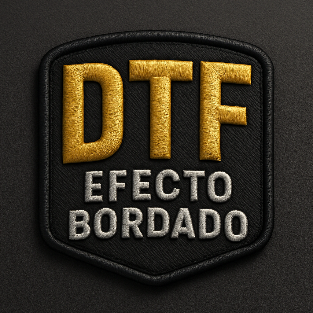 Impresión DTF Efecto Bordado por metros en Barcelona